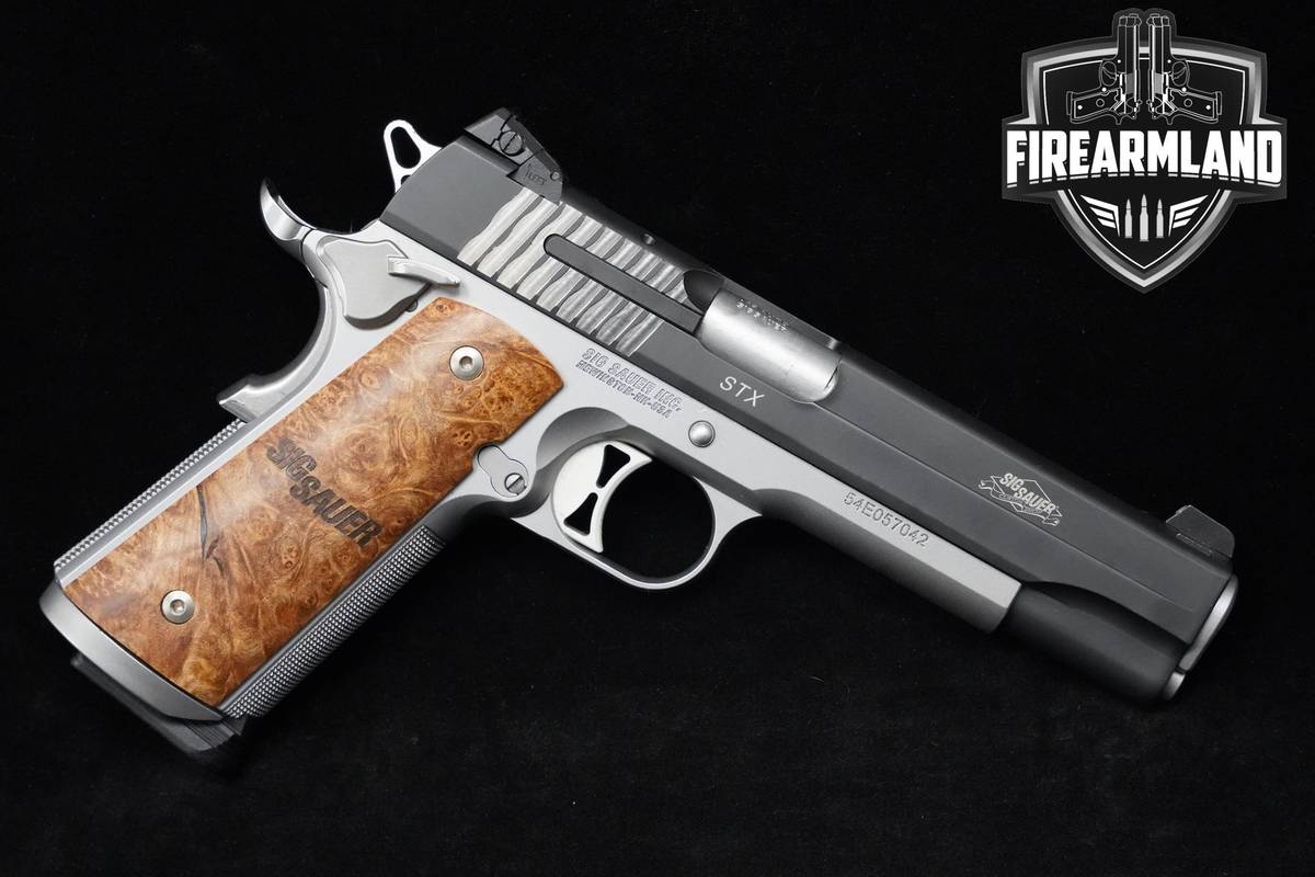STUNNING Sig Sauer 1911 STX Custom Shop 45 ACP 1911 5" Sig-Sauer-STX RARE