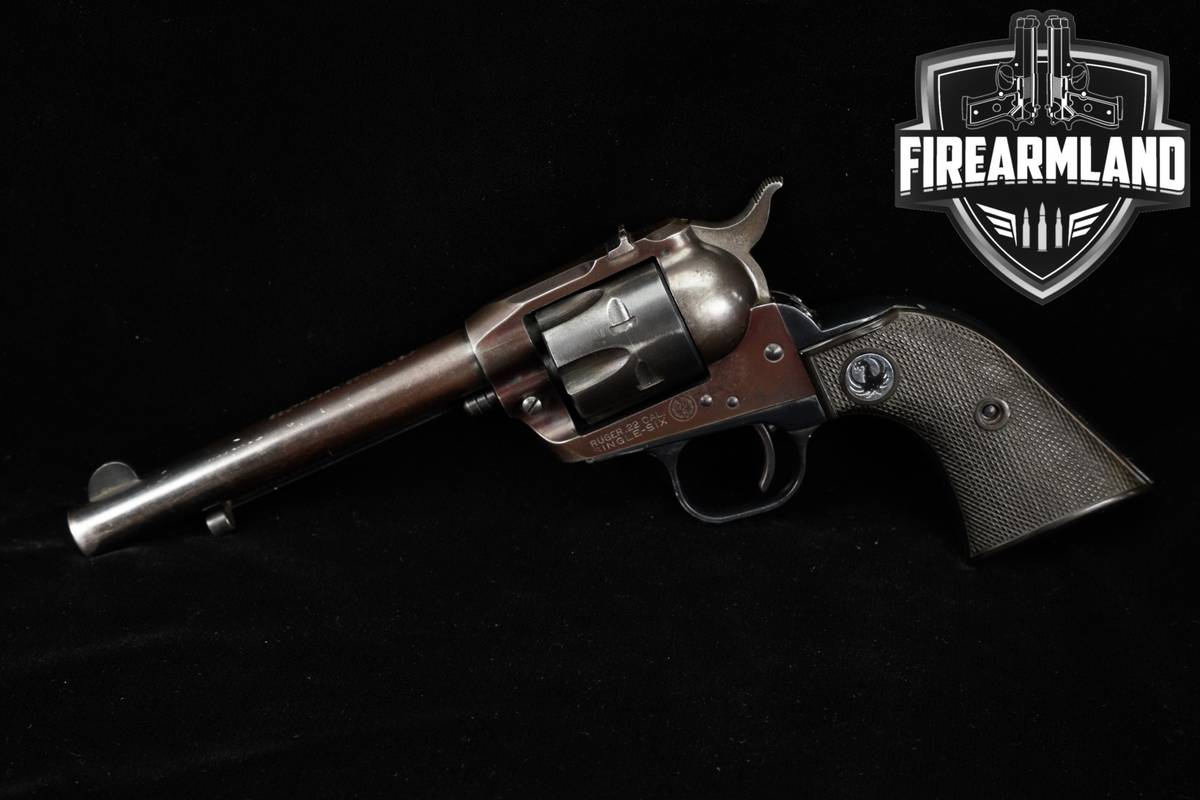 1957 Ruger Single-Six Old Model 3-Screw 22LR 5.5" Blued
