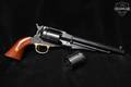 A. Uberti Remington Model 1858 New Army Howell Arms Gated Conversion .45 Colt Blued/Case Hardened/Brass in Very Good Condition Image 2