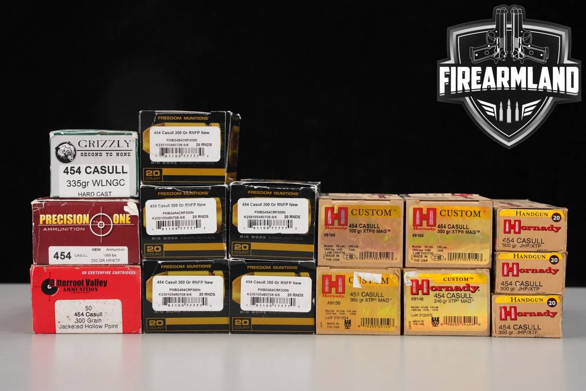380 RDS! 454 Casull Ammo