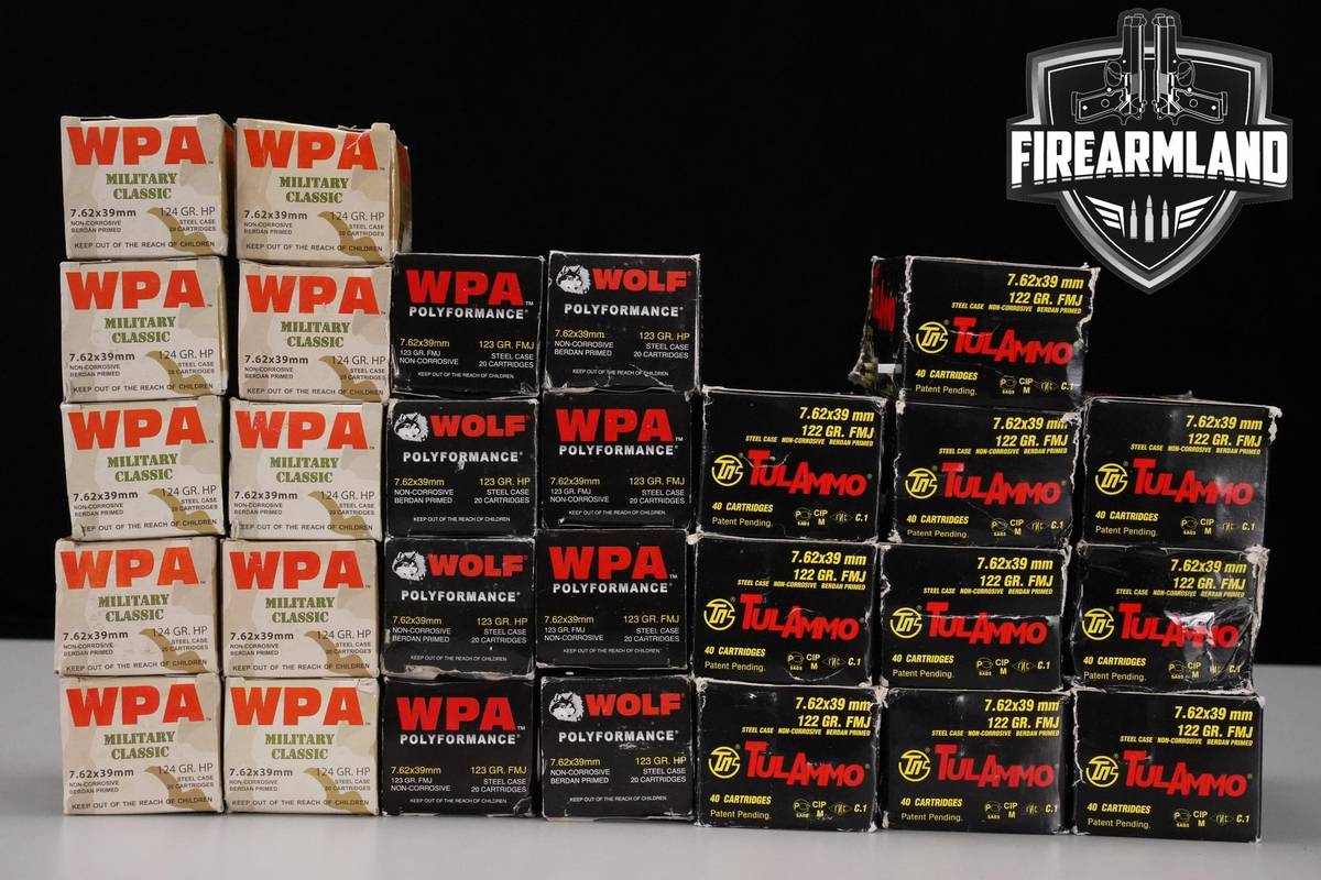 7.62x39 Ammo 762x39 Ammunition 760 ROUNDS