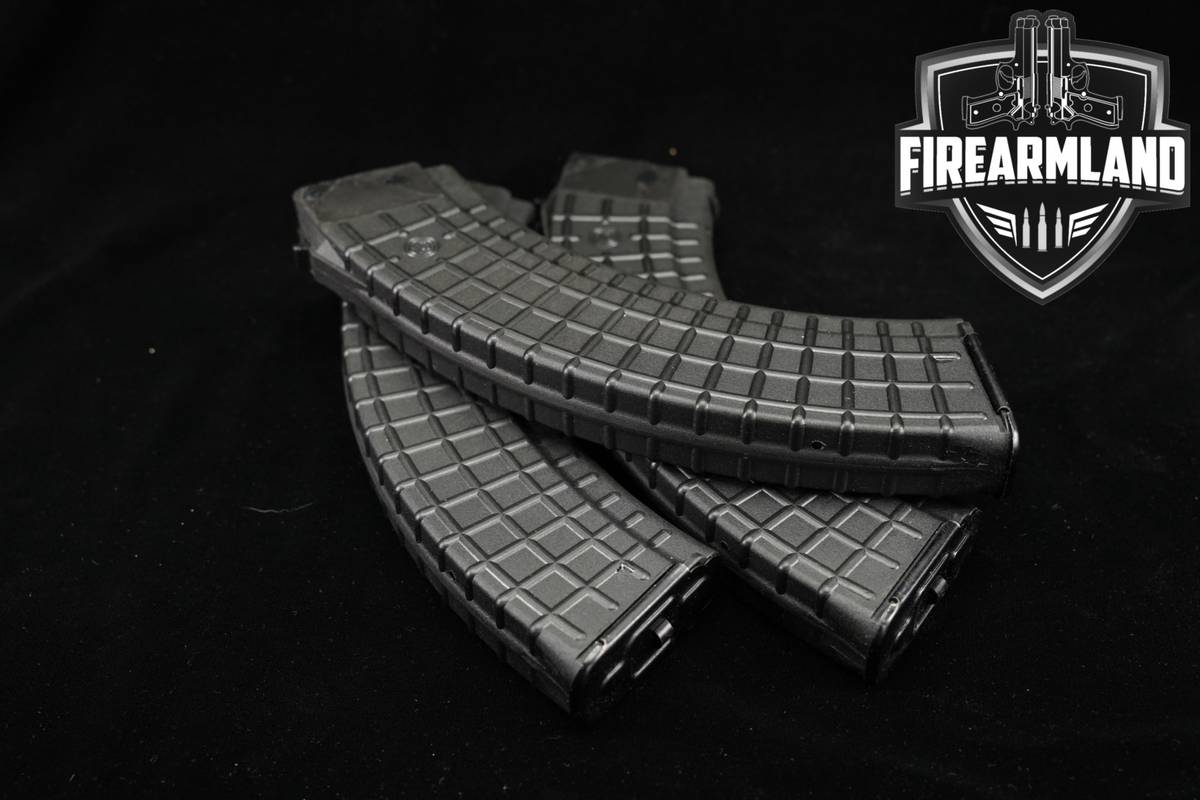 Arsenal THREE 3 Circle-10 AK-47 40 Round Waffle Magazines 7.62x39 C10 Mags