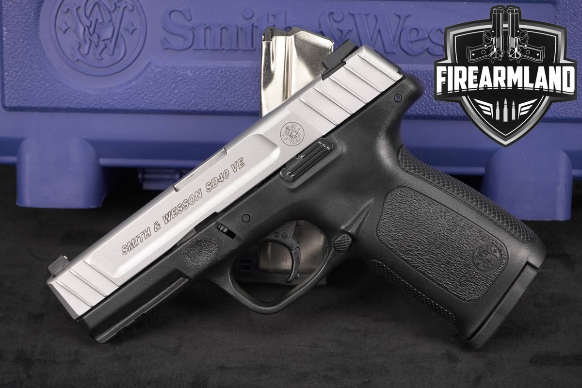 Smith & Wesson SD40 VE 40S&W SD 40 S&W 4 Two-Tone Stainless SD40VE +2 MAGS