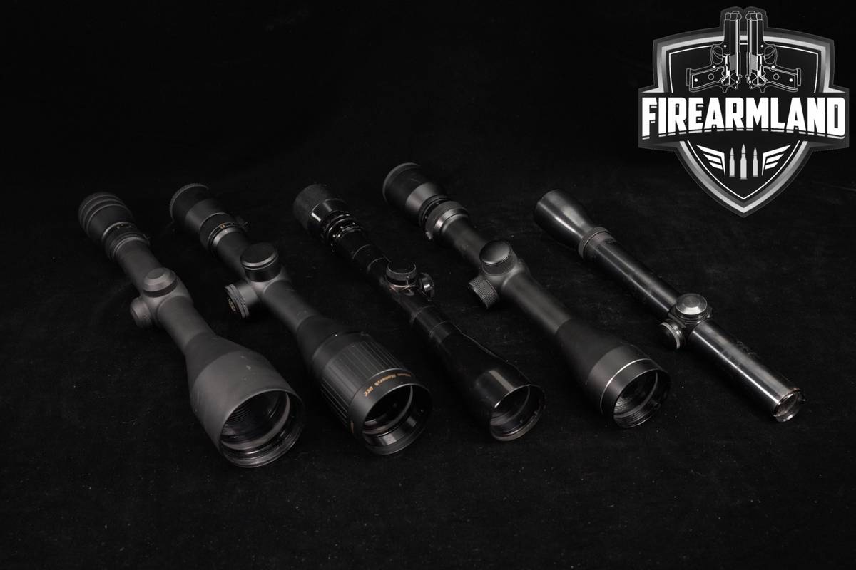 Five Scope Lot Hunt 5 Pack Weaver Bausch & Lomb Tasco Redfield Nikon Scopes