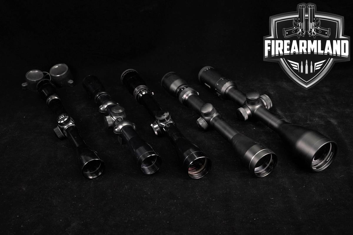 Five Scope Lot Hunting 5 Pack Bushnell Burris Tasco Hawke Scopes