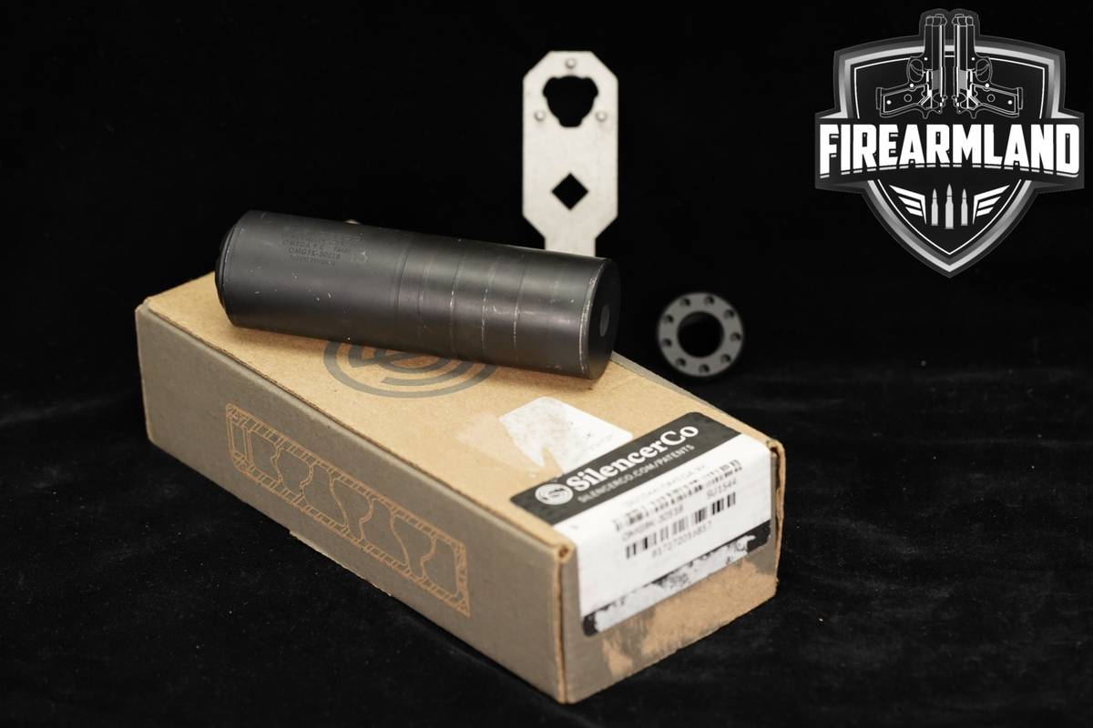 SilencerCo Omega 9k 9mm Luger 4.7" Suppressor Silencer