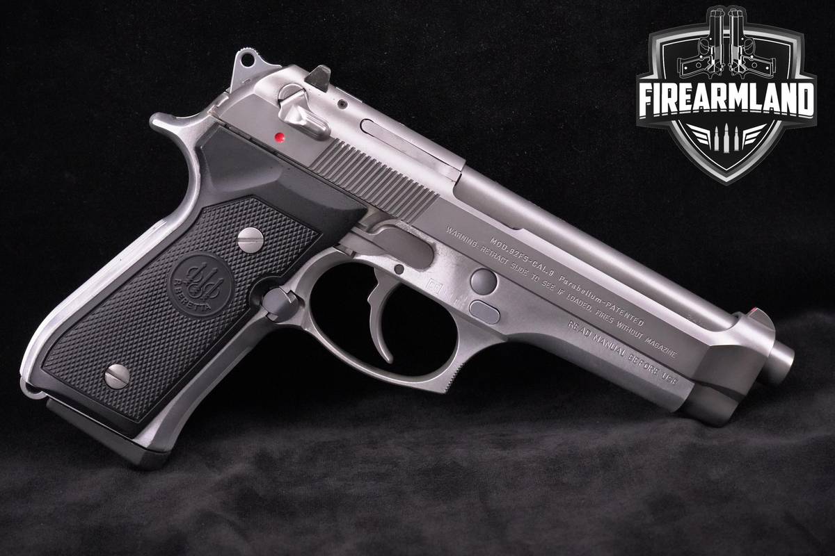 Beretta 92FS INOX GHOST 9mm 4.9" Matte Stainless Beretta-92-FS M9 +4 MAGS