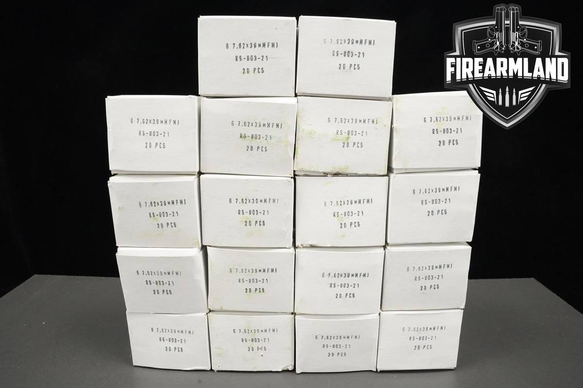 7.62x39 Ammo 762x39 Ammunition 360 ROUNDS
