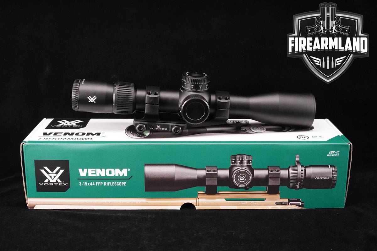 Vortex Optics Venom 3-15X44 EBR-7C MOA Reticle FFP +ORIG BOX