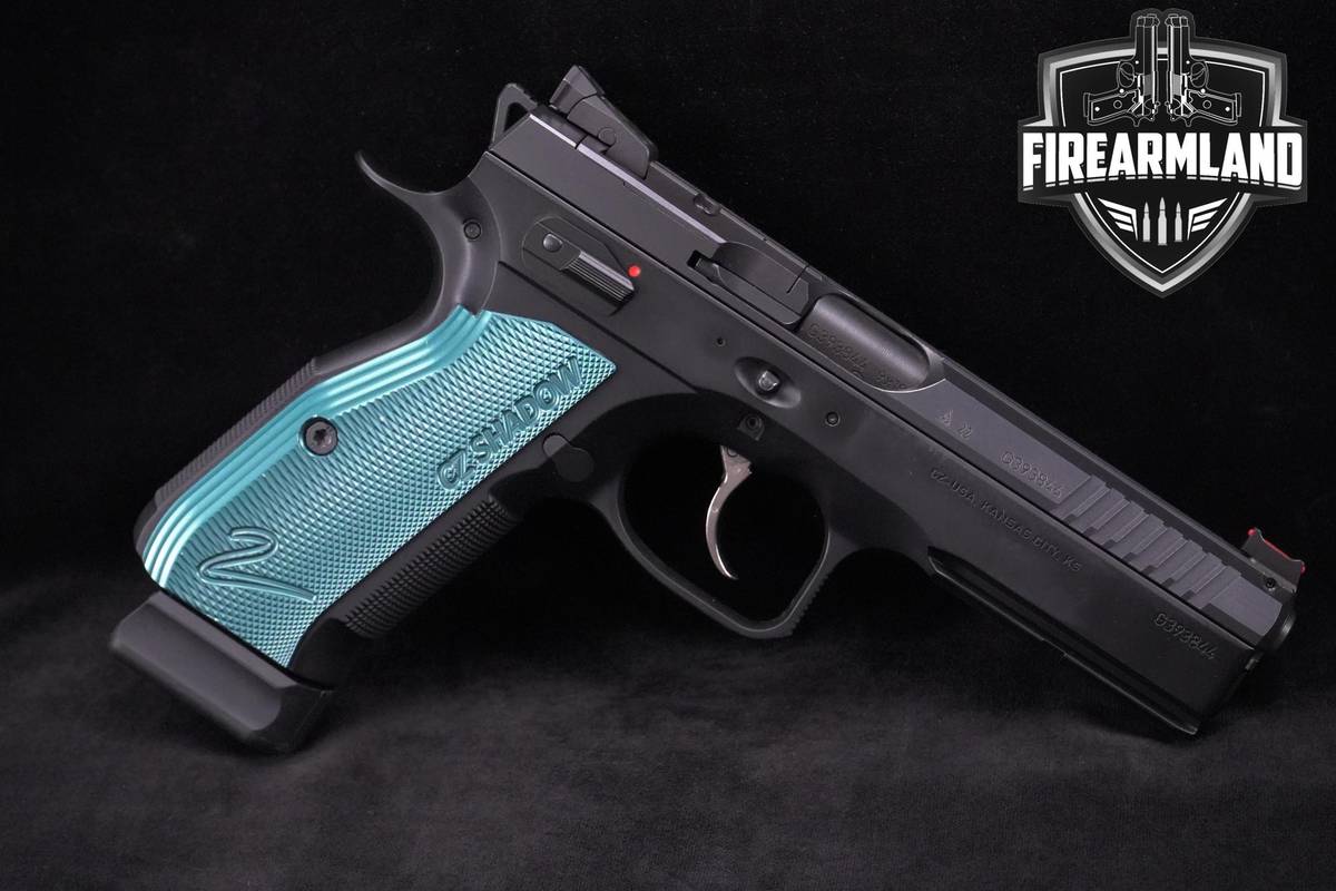 CZ Shadow 2 OR 9mm 4.9 Black & Blue Shadow2 +3 MAGS & ORIG CASE
