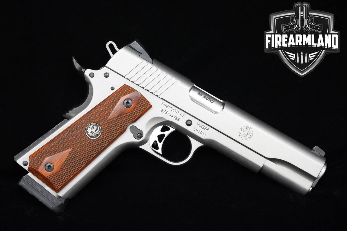 Ruger SR1911 45 ACP 5" Matte Stainless Ruger SR-1911 +3 MAGS