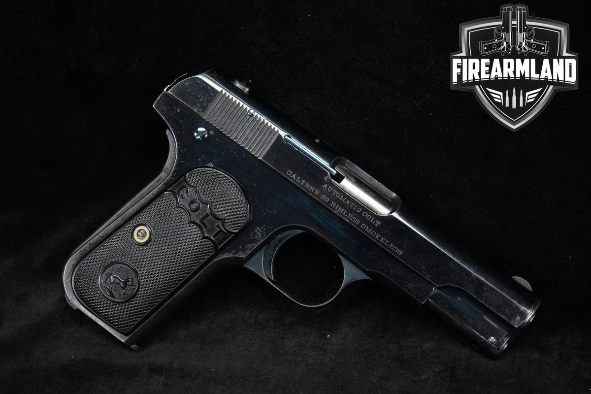 1909 PRE-WAR Colt Model 1903 Pocket Hammerless Type II 32 ACP 3.75" Blued