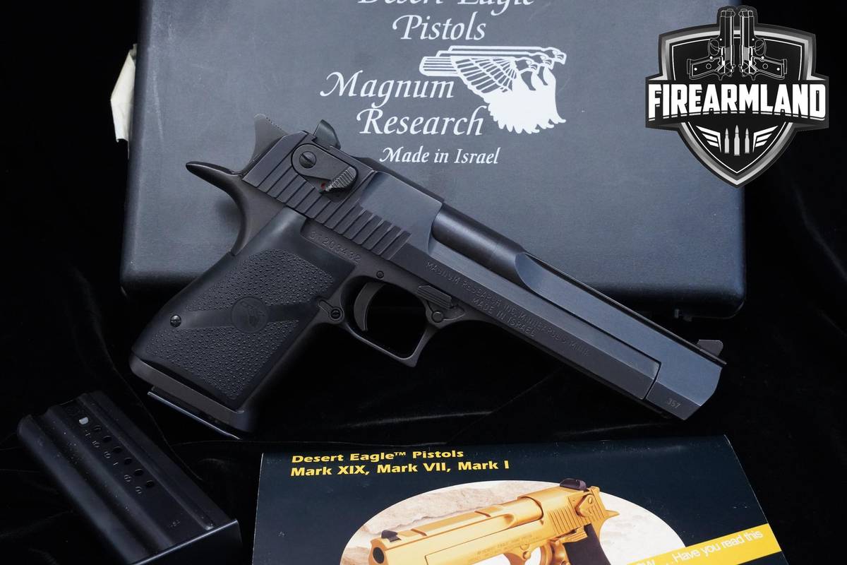 IMI Desert Eagle 357 Magnum 6" IMI +2 MAGS & ORIG CASE
