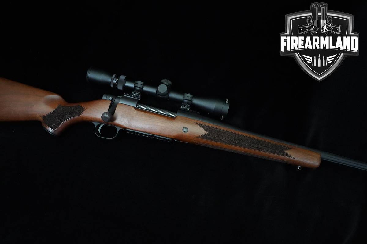 Mossberg Patriot Walnut 30-06 22" Matte Blue Mossberg +OPTIC