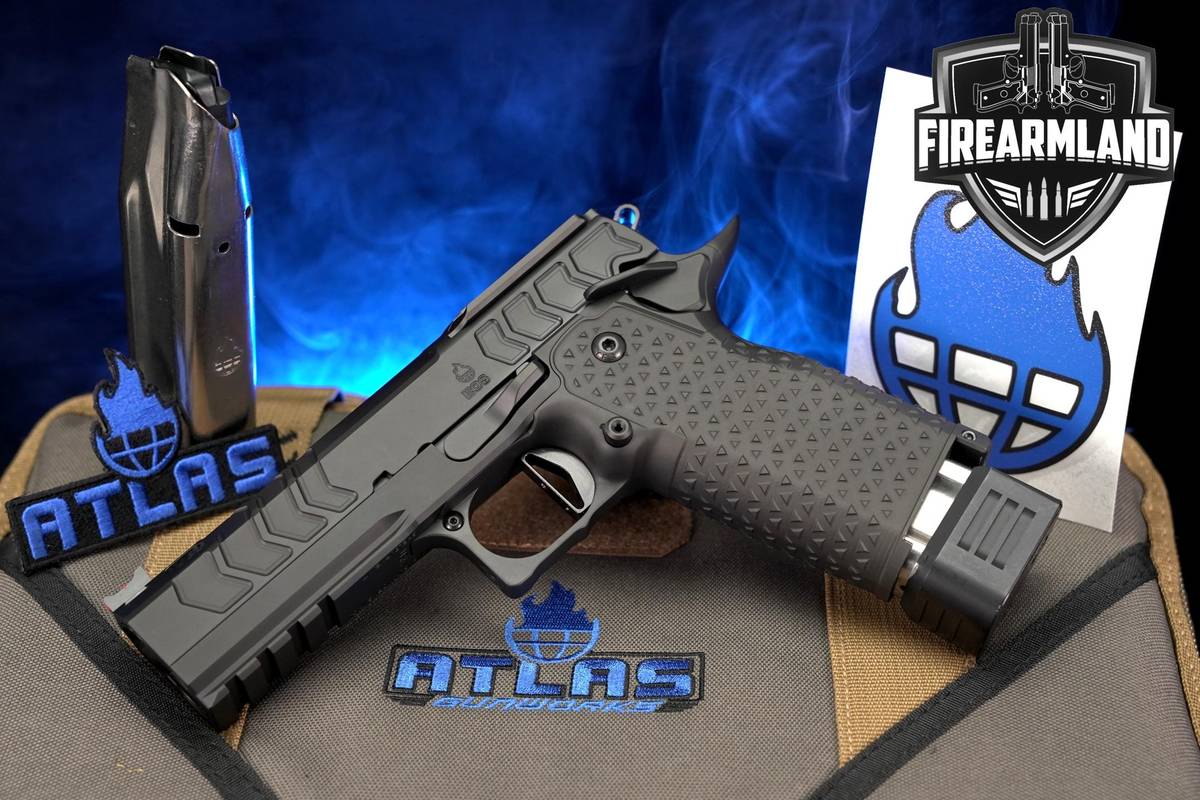 DESIRED Atlas Gunworks EOS V2 9mm 1911 4.25" 2011 +2 MAGS & ORIG CASE