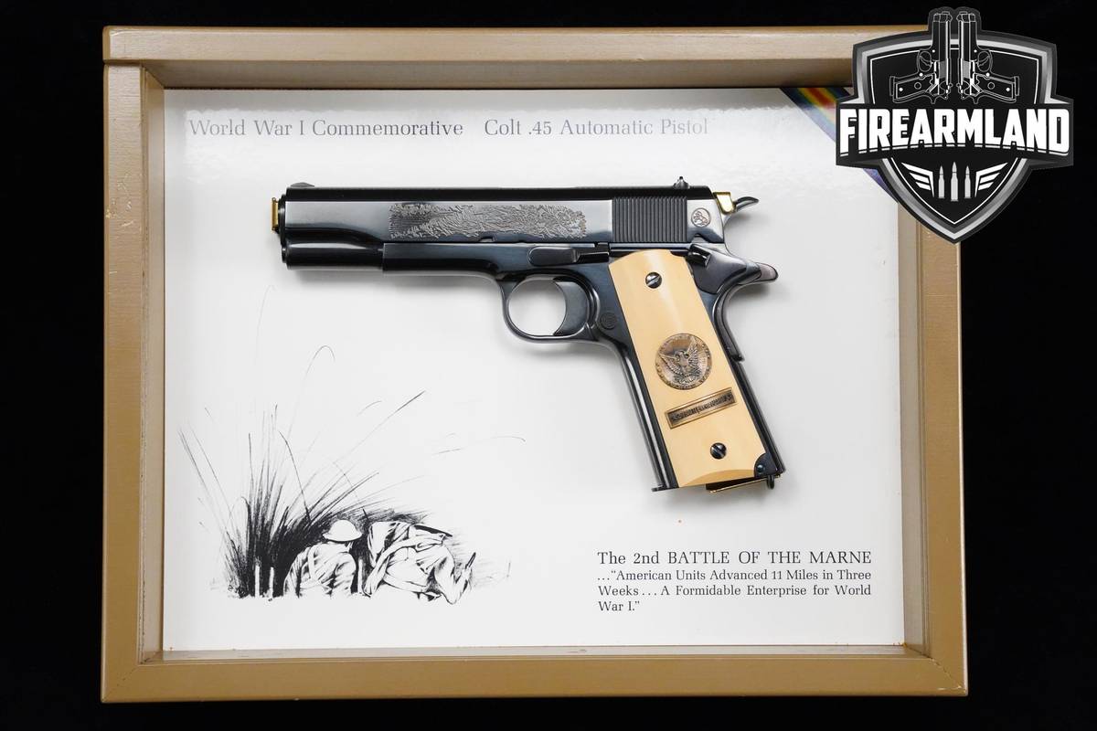 1967 Colt M1911 2nd Battle of the Marne WWI Commemorative 45-ACP Colt-M1911