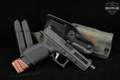 Glock G19 Gen5; Nomad Defense slide; SilencerCo barrel 9mm Luger Black in Good Condition Image 2