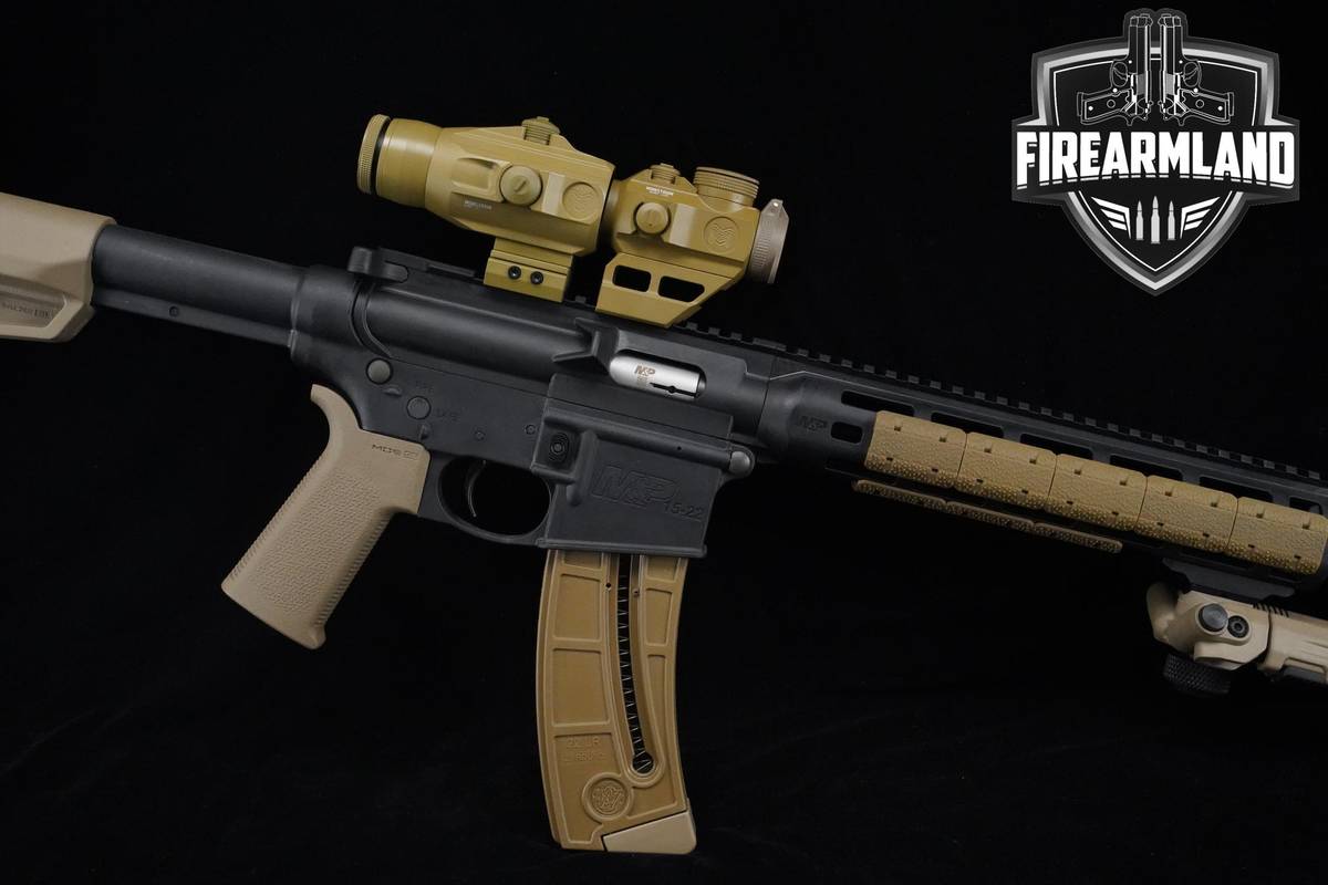 Smith & Wesson S&W M&P15-22 SPORT 22LR AR-15 AR15 16" M&P-15 FDE/Black +RDS