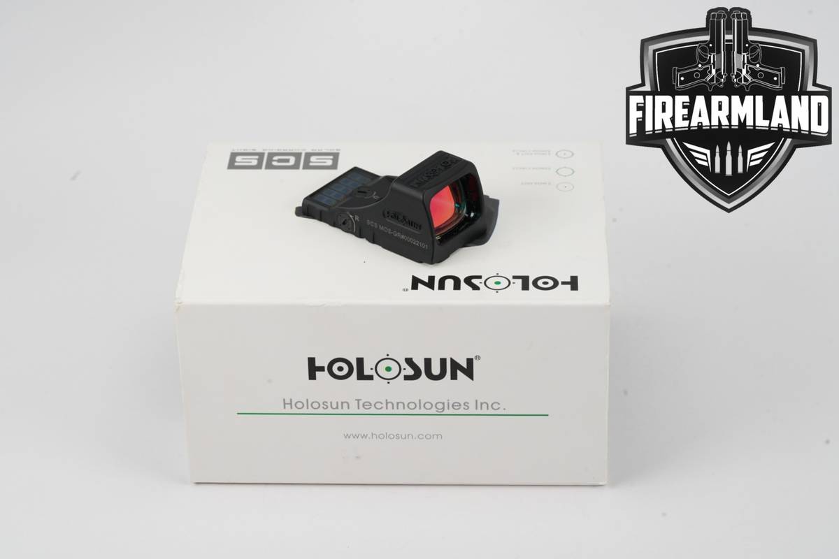 Holosun SCS MOS-GR Green 2 MOA Dot & 32 Circle Red Sight SCSMOS +ORIG BOX