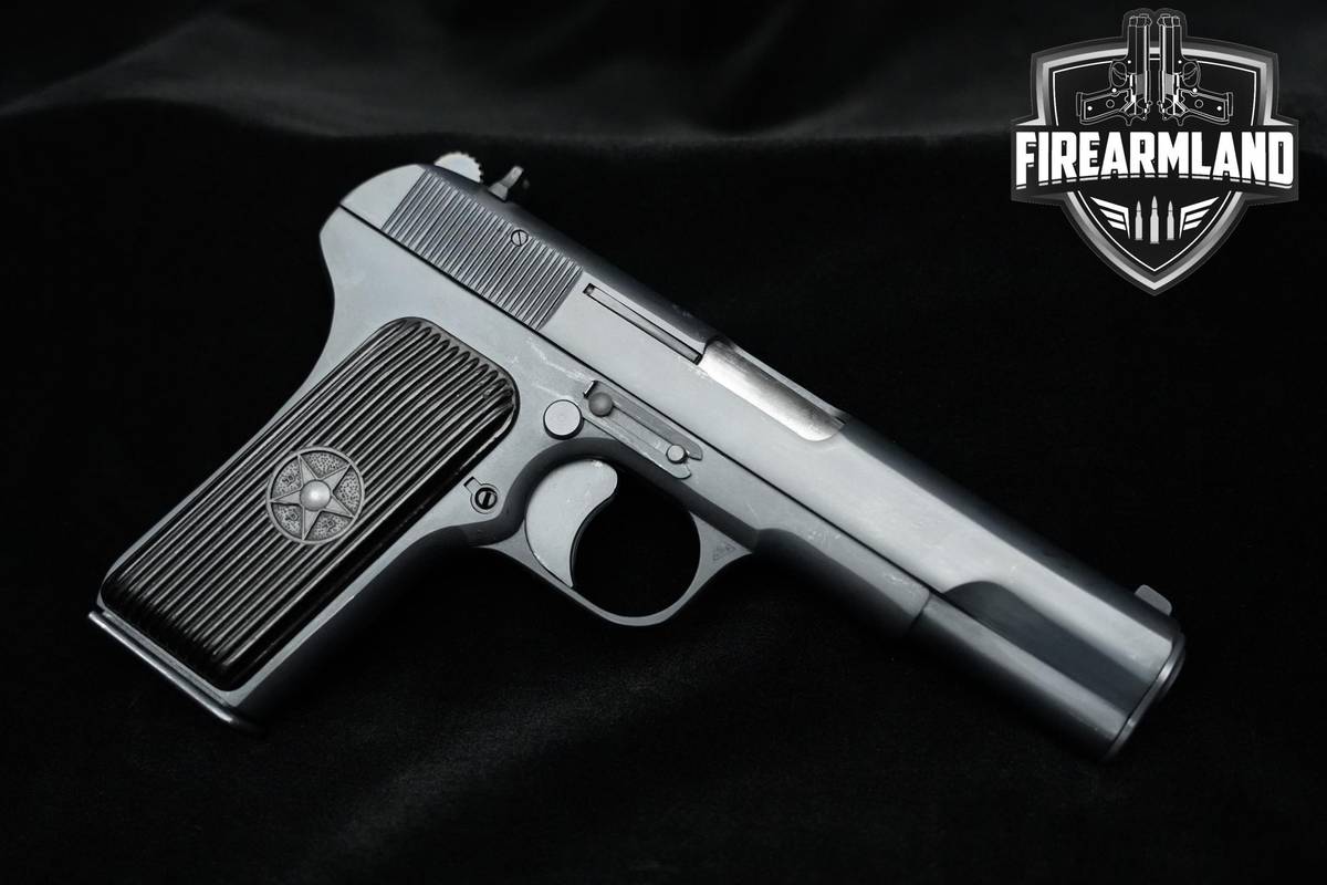 1952 Cugir Tokarev TT-C 7.62X25mm Tokarev 4.5" Blued Cugir TT-33 TT HOLSTER
