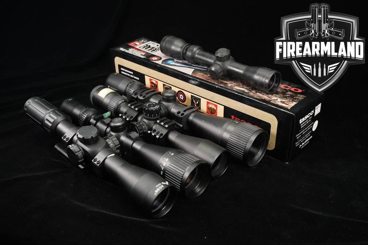 FIVE SCOPE LOT 5 Pack Tasco Nikon Primary Arms Vortex Riflescope Scopes