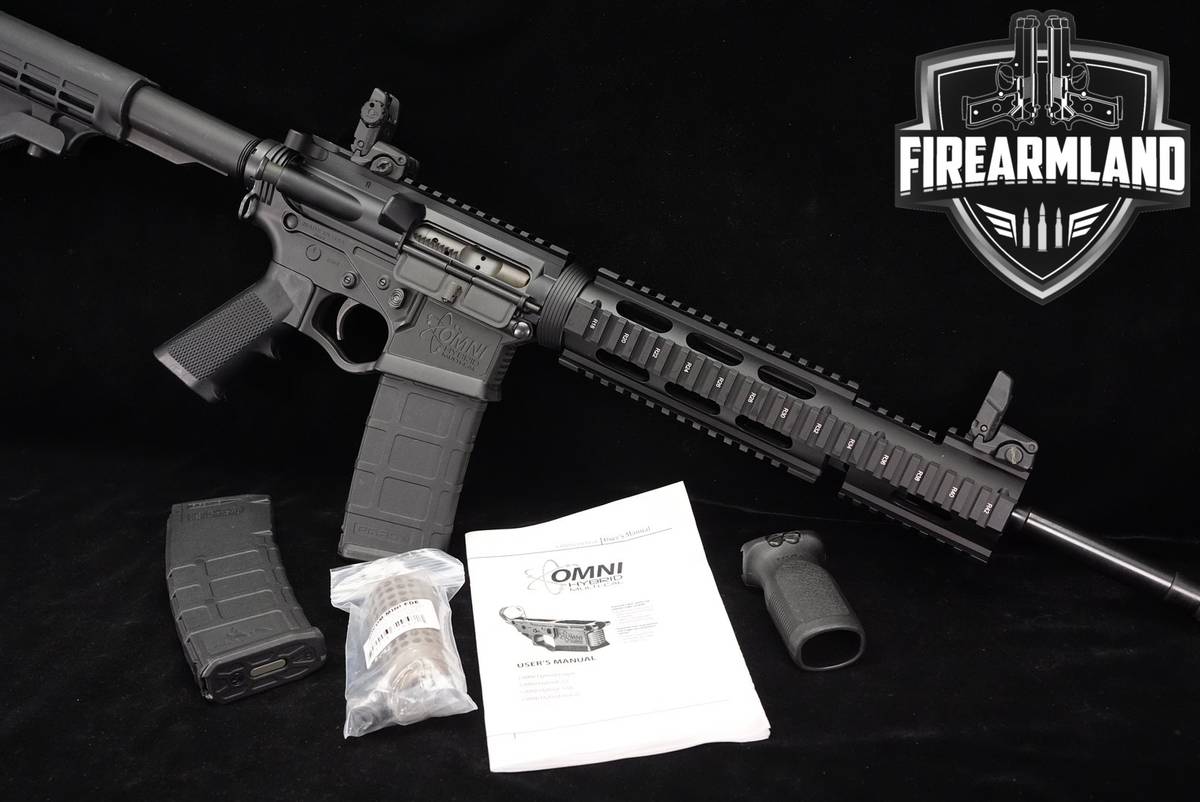 American Tactical Omni Hybrid 5.56 NATO AR-15 AR15 FAUX SUPPRESSOR +2 MAGS