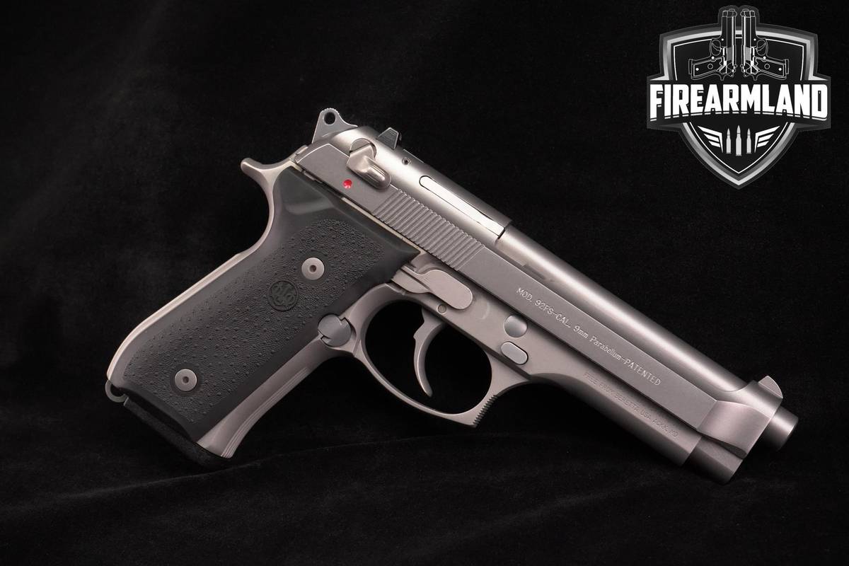 Beretta 92FS Inox Ghost 9mm 4.9" Stainless 92-FS +2 MAGS & ORIG-CASE
