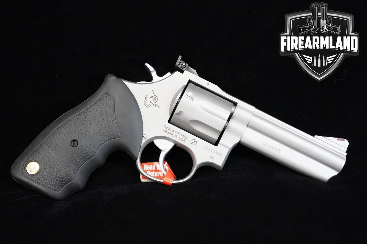 Taurus Model 66 357 Magnum 4" Stainless Taurus 66 7rd M66 +4 SPEED-LOADERS