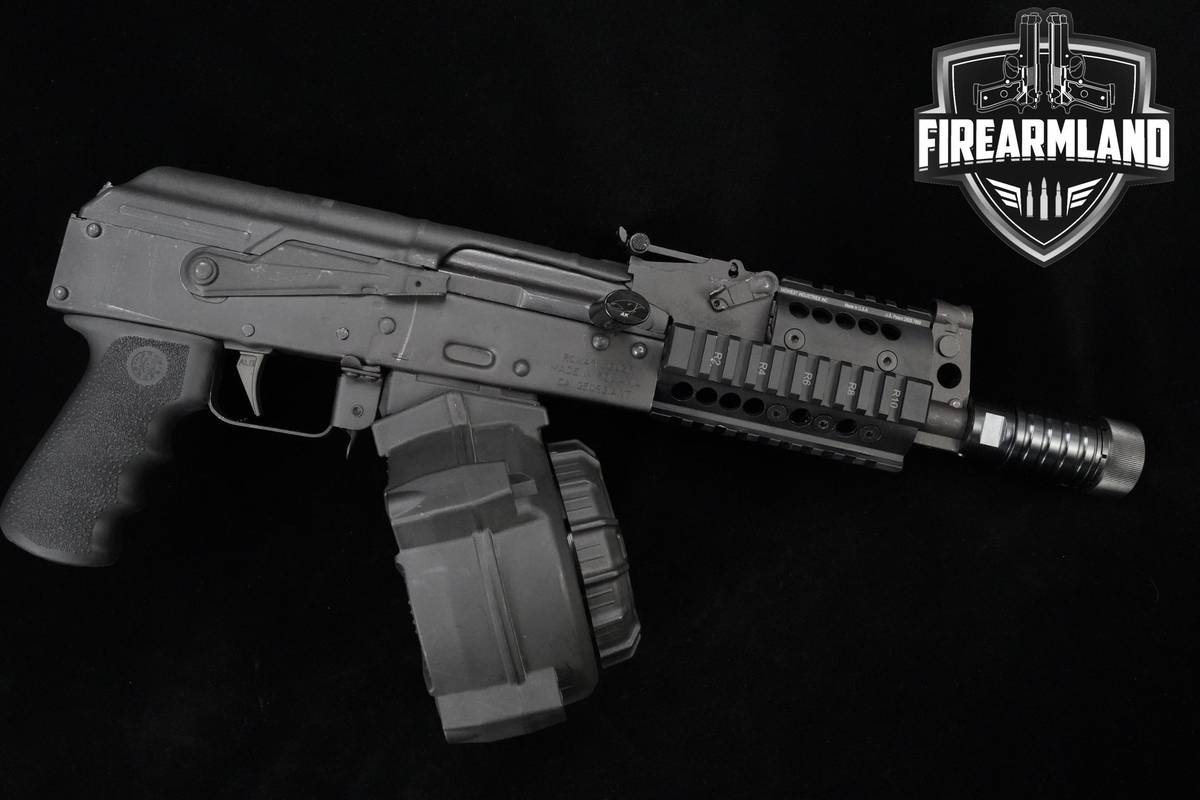 CHOPPA Romarm/Cugir Century Arms Micro Draco 7.62x39 AK-47 AK47 6.25" +DRUM