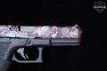 Glock 17 Gen5 9mm Luger (9x19 Para) Red Topography over Urban Leaf Camo Duracoat in Excellent Condition Image 4