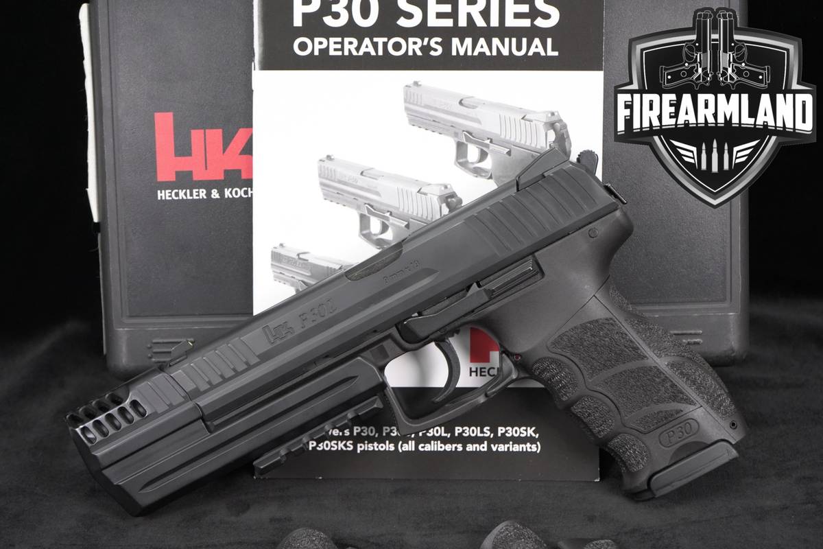 Heckler & Koch P30L V3 9mm HKP30L P30-L V-3 H&K 4.45" PORT COMP +ORIG CASE