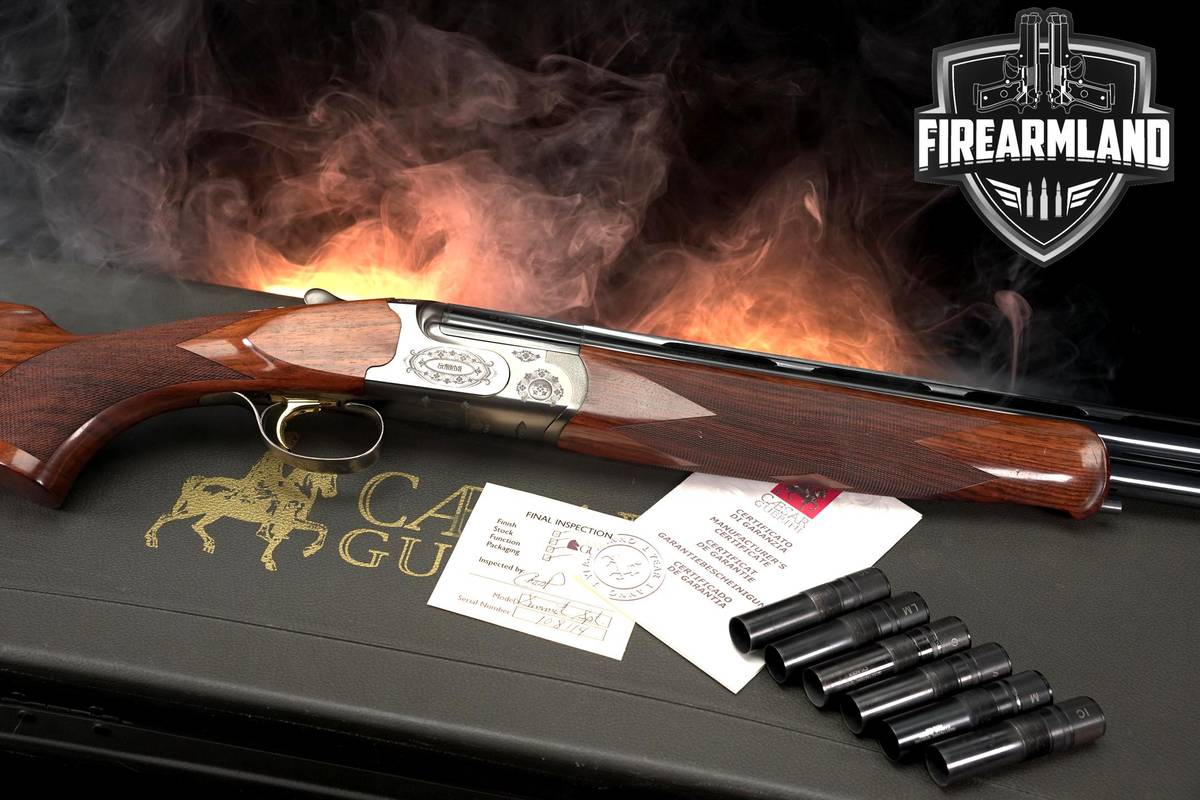 Caesar Guerini Summit Sporting 20-Gauge 32" Satin Silver & Walnut ORIG CASE