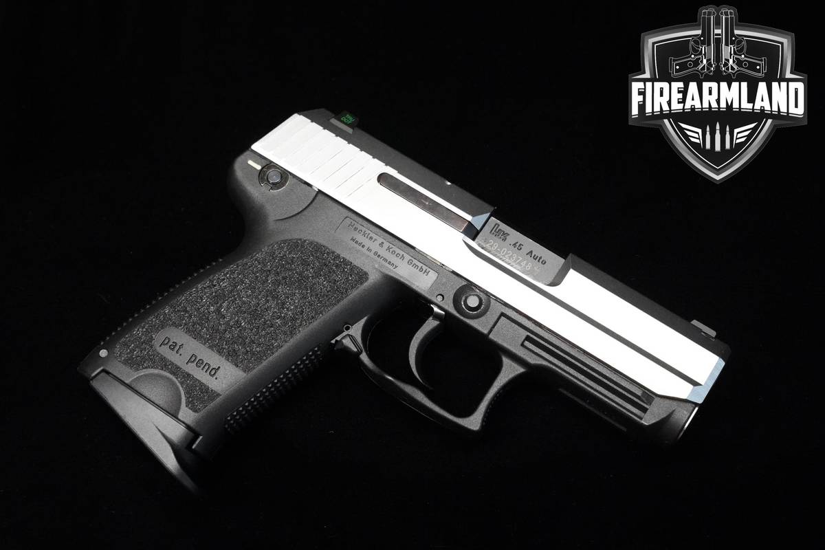 2001 Stainless Heckler & Koch (H&K-HK) USP Compact 45 ACP USP45 +ORIG CASE