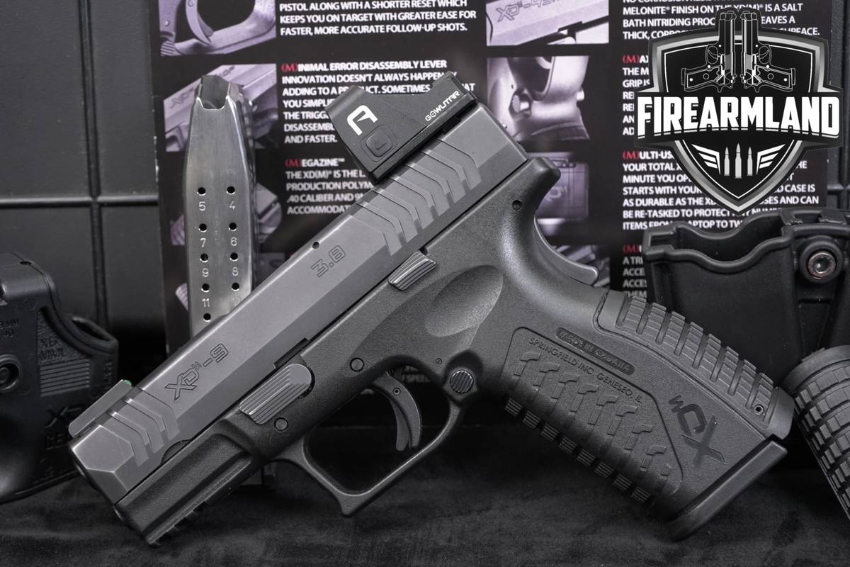 Springfield Armory XD-M Elite Compact 9mm XDM 3.8" +2 MAGS & OPTIC