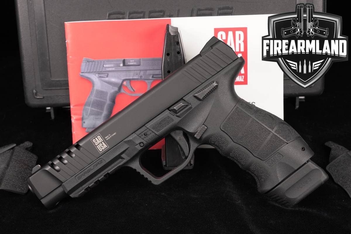 Sarsilmaz SAR9 Sport 9mm 5.25 SAR-9 +2 MAGS & ORIG CASE