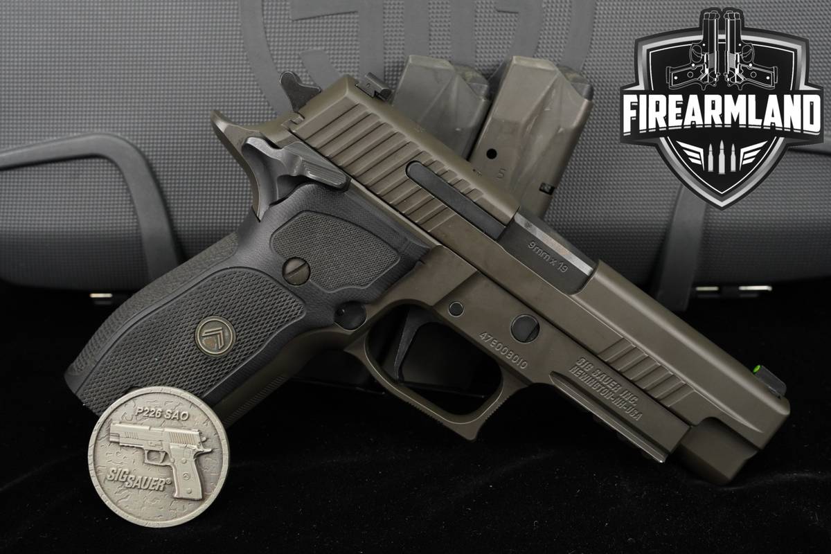 Sig Sauer P226 Legion SAO 9mm 4.4" Gray P 226 +3 MAGS & ORIG CASE