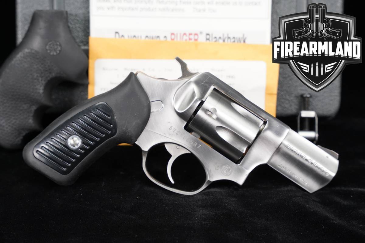 2001 Ruger SP101 357-Magnum 2.25" Stainless SP-101 +ORIG CASE