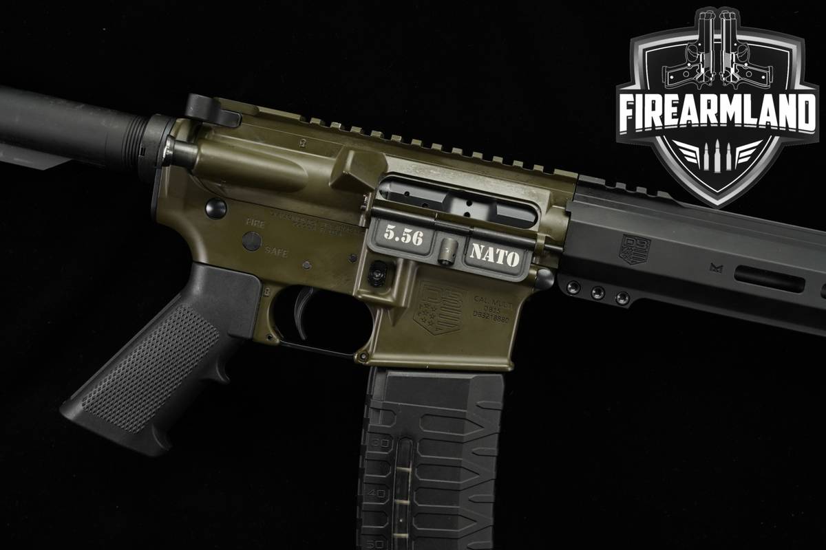 Diamondback DB15 5.56 NATO AR-15 AR15 DB 16" Green & Black
