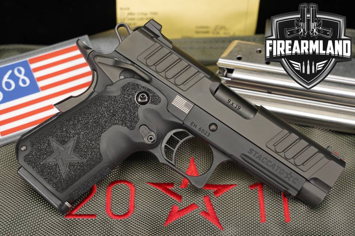 Staccato C 9mm 3.9" STI 1911 2011 +3 MAGS & ORIG CASE