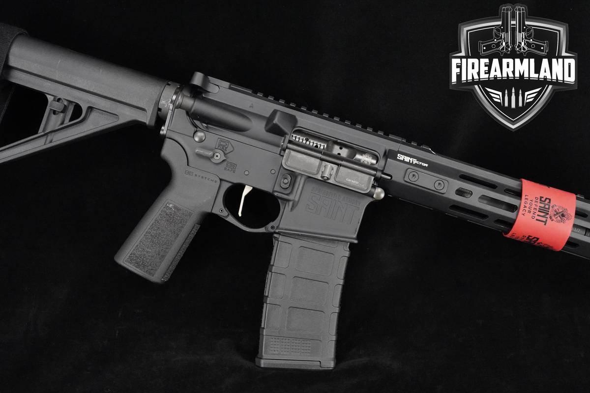 Springfield Armory Saint Victor 5.56 NATO 7.5" Springfield AR-15 +ORIG CASE