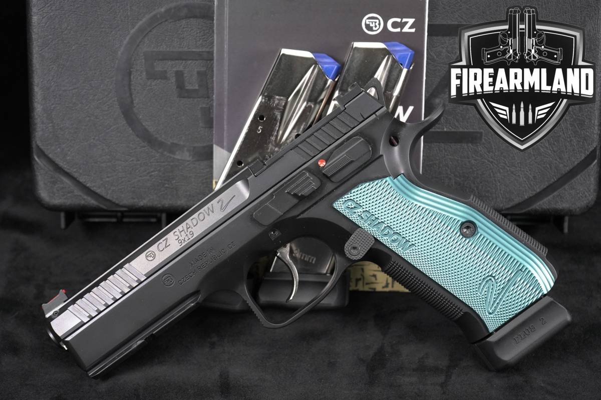 CZ SHADOW 2 Optics-Ready 9mm 4.89" Shadow2 +3 MAGS & ORIG CASE