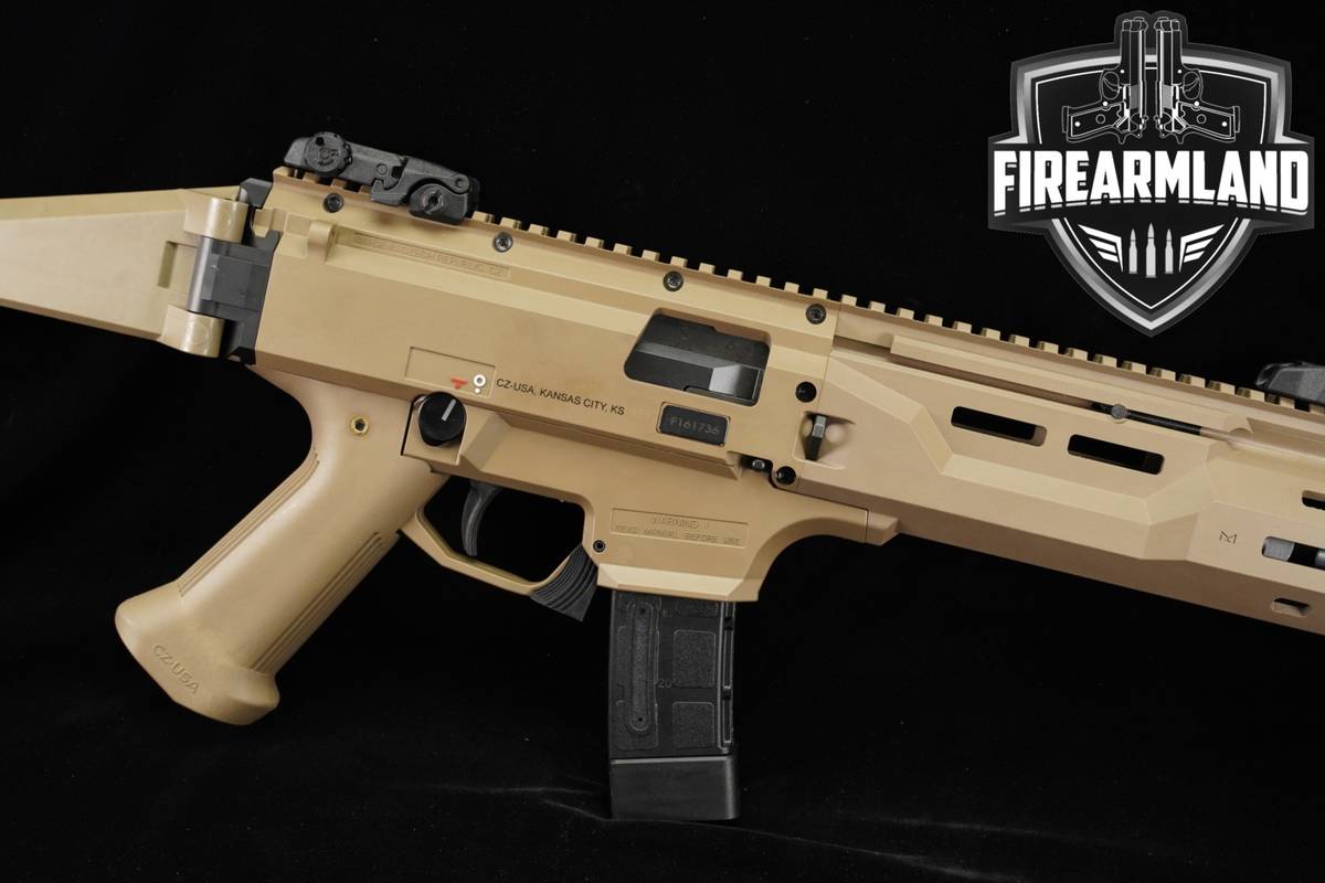CZ Scorpion EVO 3 S1 Carbine Faux Suppressor 9mm 16.2 FDE +THREE MAGS