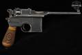 1916-1918 Mauser C96 Red 9; Prussian Contract; Neue Sicherung (NS); Weimar 1920 property marked 9mm Luger Black in Very Good Condition Image 3