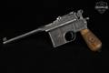 1916-1918 Mauser C96 Red 9; Prussian Contract; Neue Sicherung (NS); Weimar 1920 property marked 9mm Luger Black in Very Good Condition Image 4