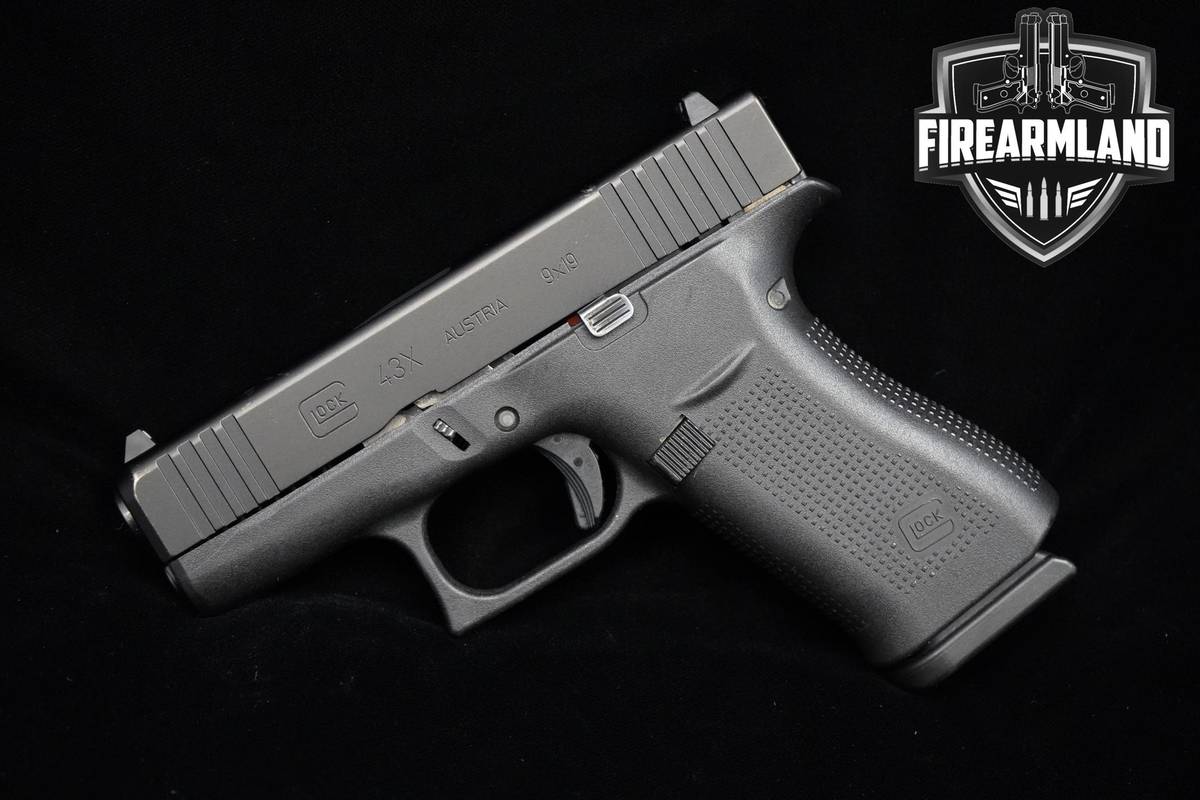 Glock 43X Crossover 9mm 3.41" Glock G43 G43-X +2 MAGS & ORIG CASE