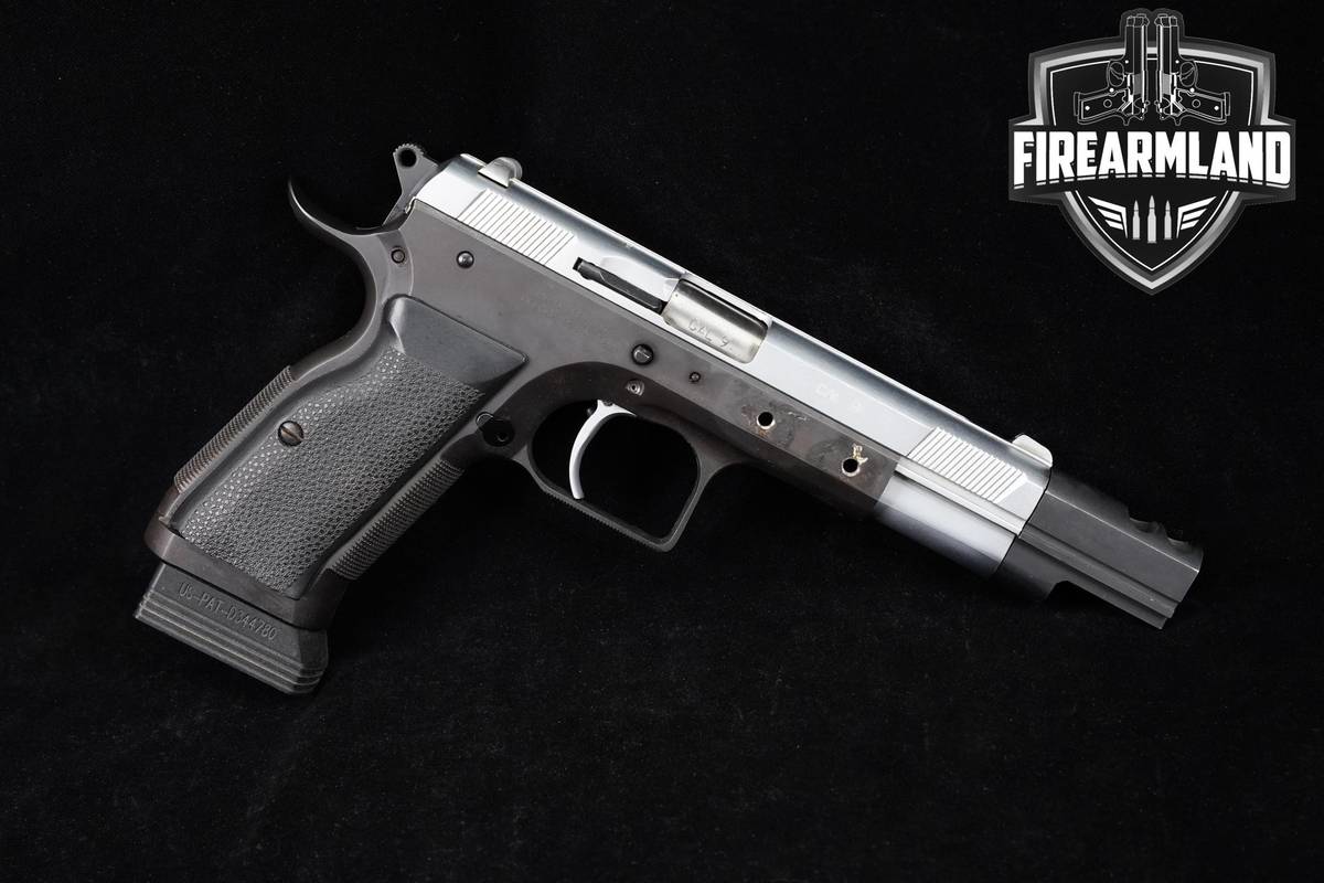 Tanfoglio Witness Elite Match 9mm 5.25" Two-Tone Blued & Stainless +2 MAGS