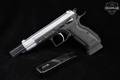 Tanfoglio Witness Elite Match 9mm Luger Two-Tone Blued & Stainless in Fair Condition Image 2