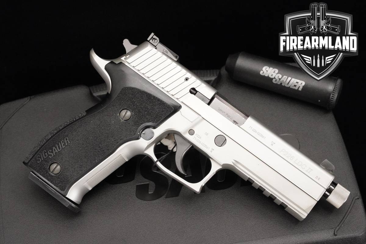 LAST CHANCE Sig Sauer P226 LDC II THREADED DA/SA German Mastershop 9mm P226