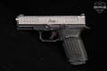 BUL Armory AXE C Cleaver 9mm Luger Two-Tone Silver & Black in Excellent Condition Image 2