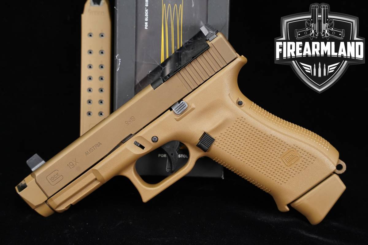 Glock 19X MOS Crossover G19X G19-X 9mm Coyote +RADIAN RAMJET